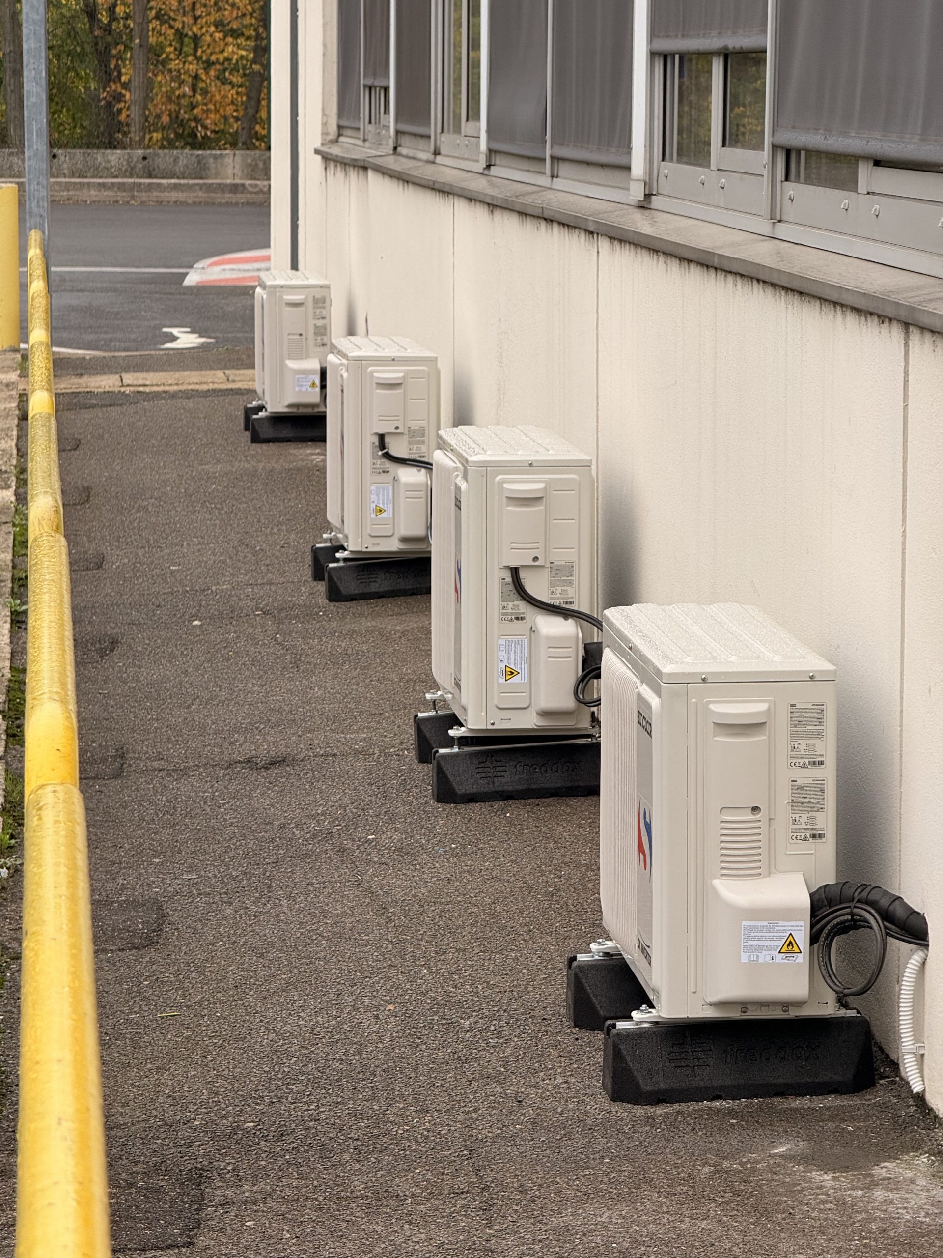 Installation de climatisation en bâtiment tertiaire